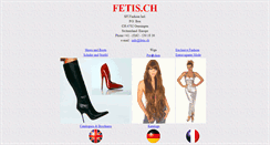 Desktop Screenshot of fetis.ch